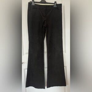 Theory Classic Brown soft cord flare pants